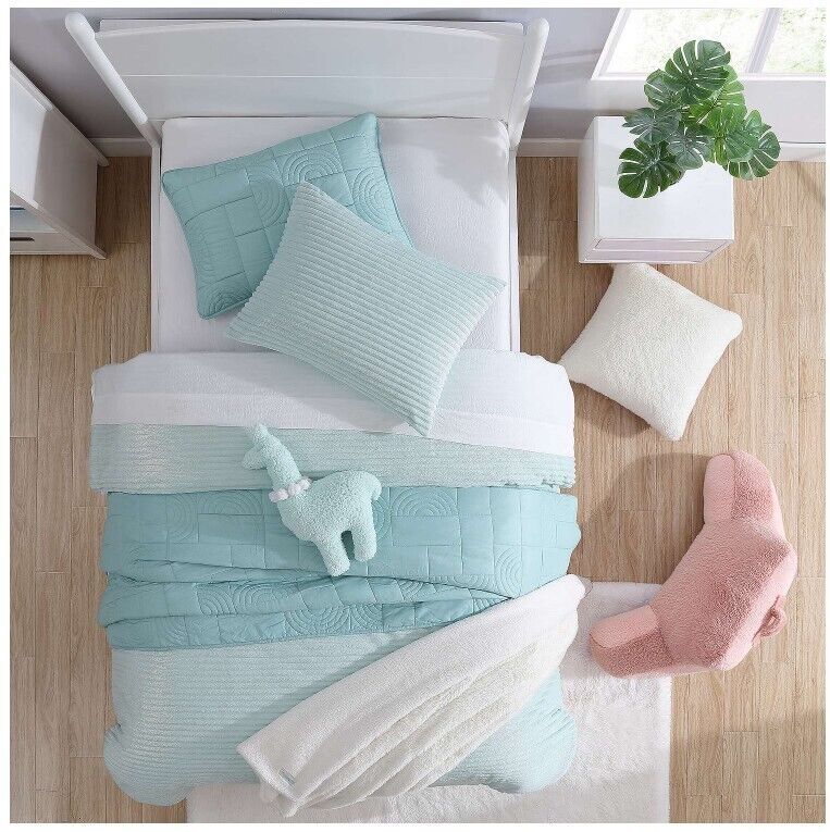 New Koolaburra by UGG Lux Kids Comforter Set with Sham Soothing Sea