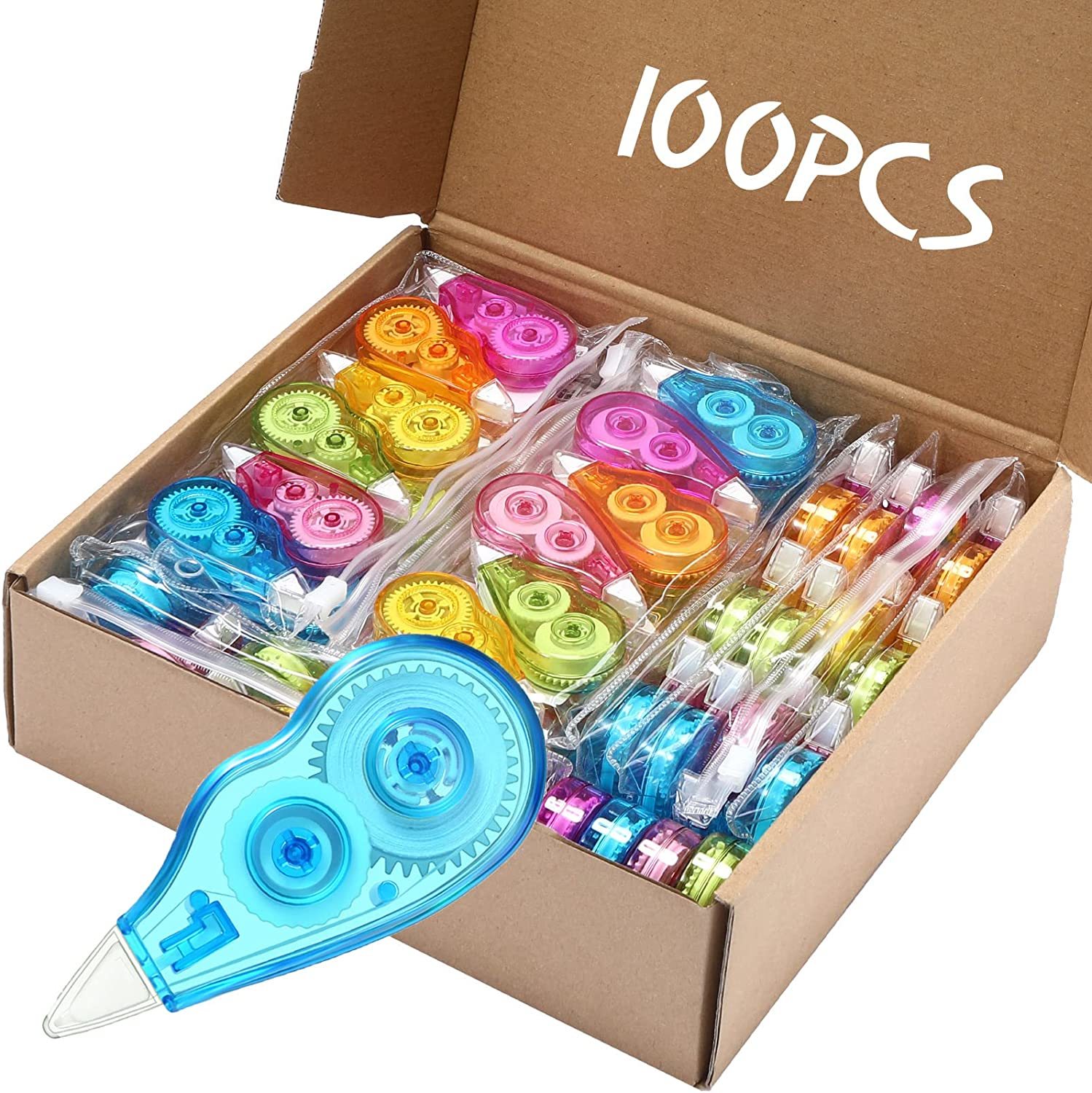 12 Pack Correction Tape for Corrections, School Office Supplies Macaron  Color
