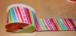 Ribbon Many Colors You Choose 2 1/2" Celebrate It Wired & Non Wired Edge 125Q-9 - $7.39