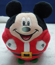 Ty Disney Round Micky Mouse Santa  - $2.99