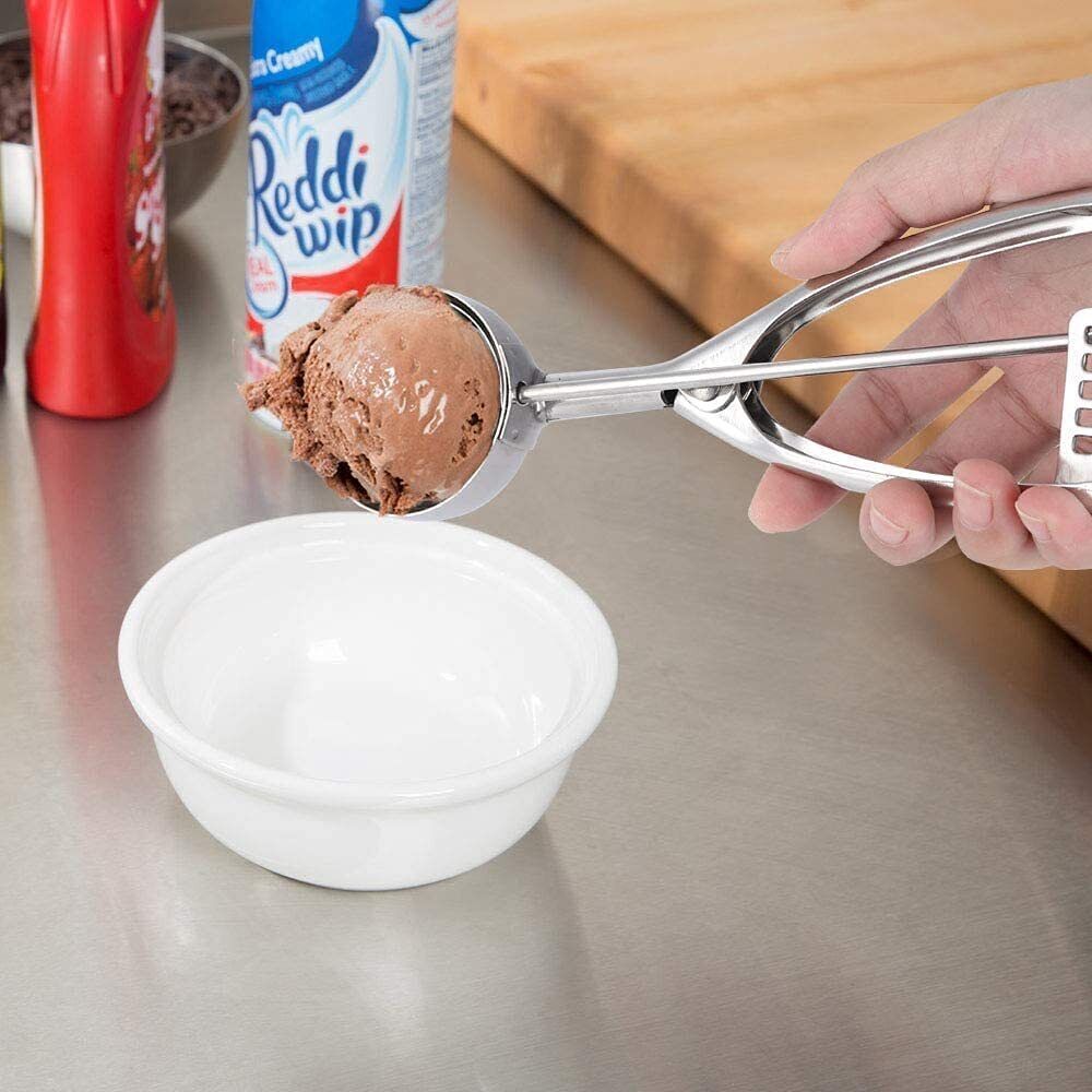 Cookie Scoop Set, 3 Pcs Ice Cream Scoop with Trigger, 18/8 Stainless Steel