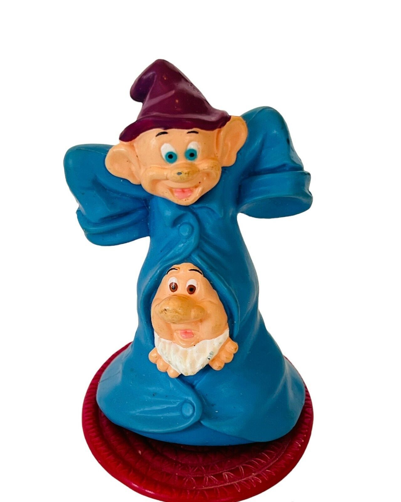 Snow White Figurine Seven Dwarfs Disney Cake Topper Plastic Dopey Bashful Toy Snow White 
