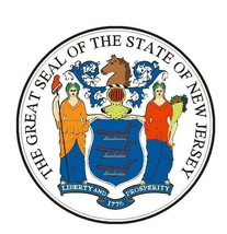 New Jersey State Seal Sticker Made In The Usa R547 - $1.45+