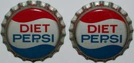Soda pop bottle caps Lot of 12 DIET PEPSI cork lined unused new old stock - $8.99
