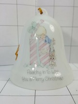 Precious Moments  Bell &quot;Peeking In To Wish you a Merry Christmas&quot; 1985 #271 - $6.95