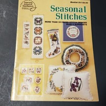 American School of Needlework Seasonal Stitches Cross Stitch Patterns Bo... - $4.64