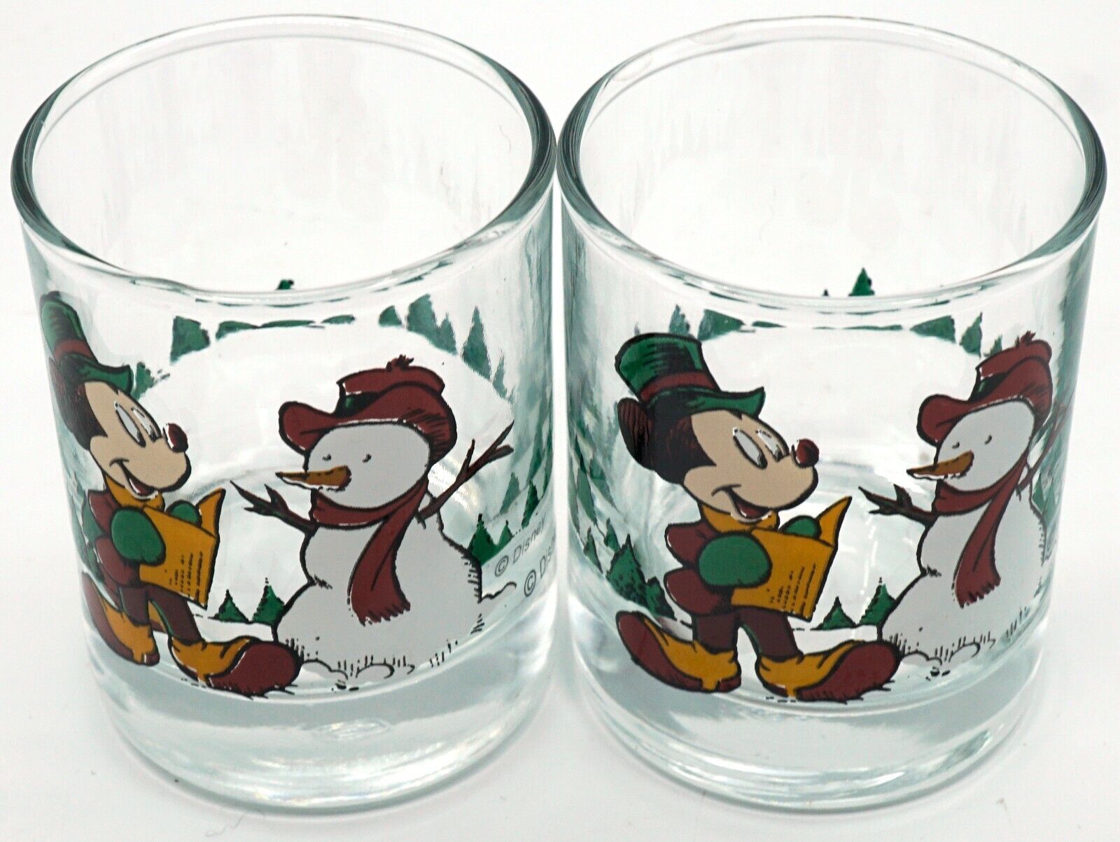 Vintage 1978 Pepsi Disney Drinking Glass Lot 6 Glasses Mickey