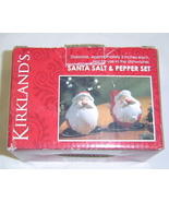 Short Santa Clause Salt and Pepper Shaker Set, Ceramic - $9.99
