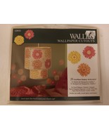Wallies 12021 25 Gerber Daisiy Wallpaper Cutouts Pre-Pasted Decor Accent... - $14.99