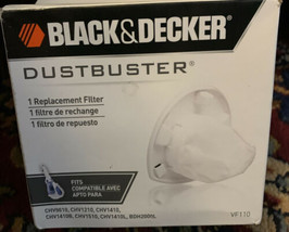 HQRP 10-pack Filter for Black+Decker DUSTBUSTER BDH7200CHV
