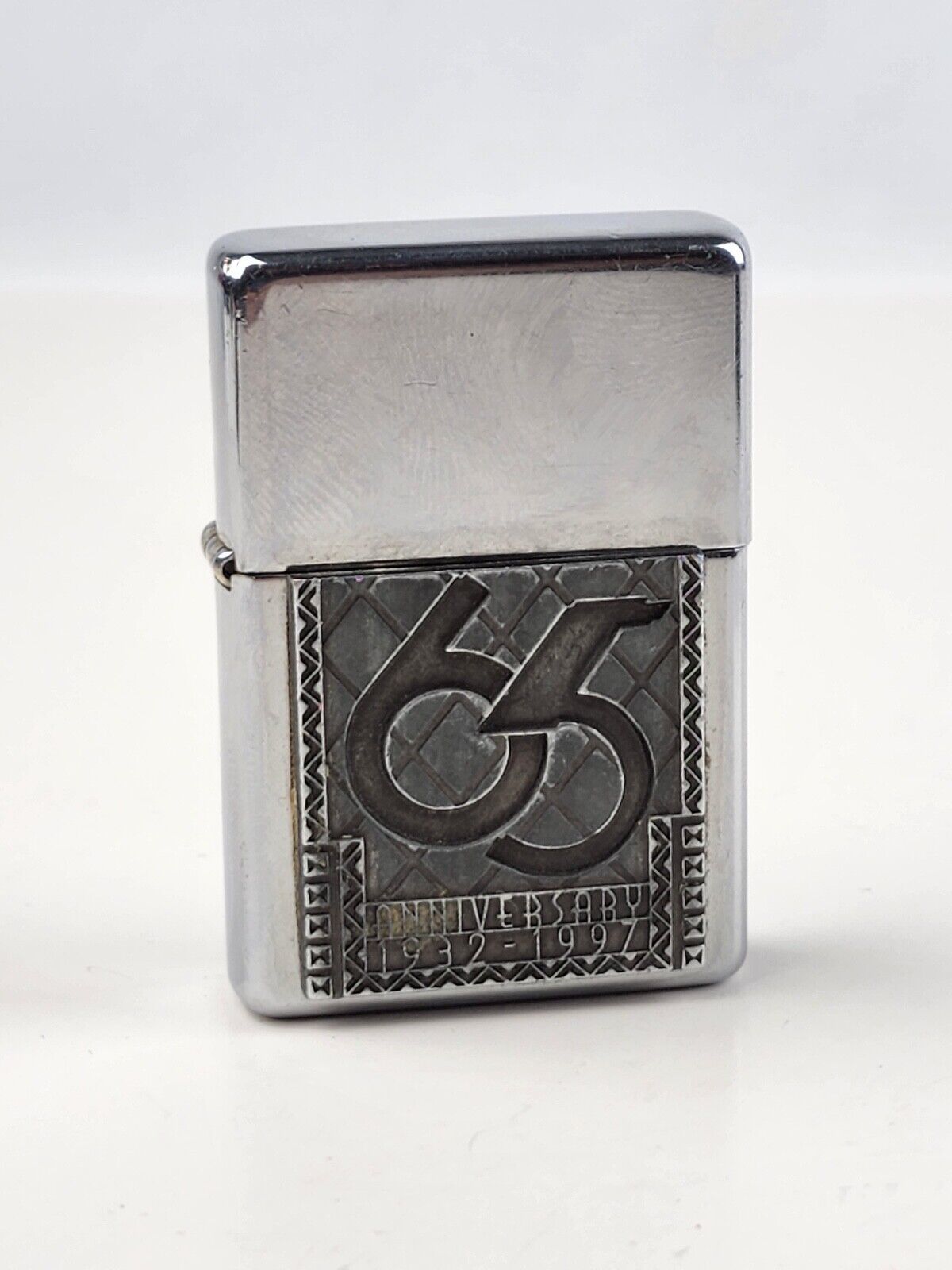 1997 65th Anniversary Limited Edition Zippo Lighter Missing Top Shield  -Working