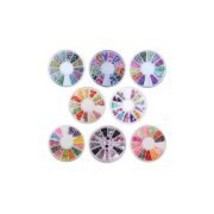 8 Wheels Combo Set Nail Art Polymer Slices Fimo Decal Accessories image 1