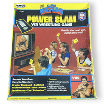 VTG Remco 1986 Power Slam VCR/VHS All Star Wrestling Game AWA Verne Gagn... - $108.34