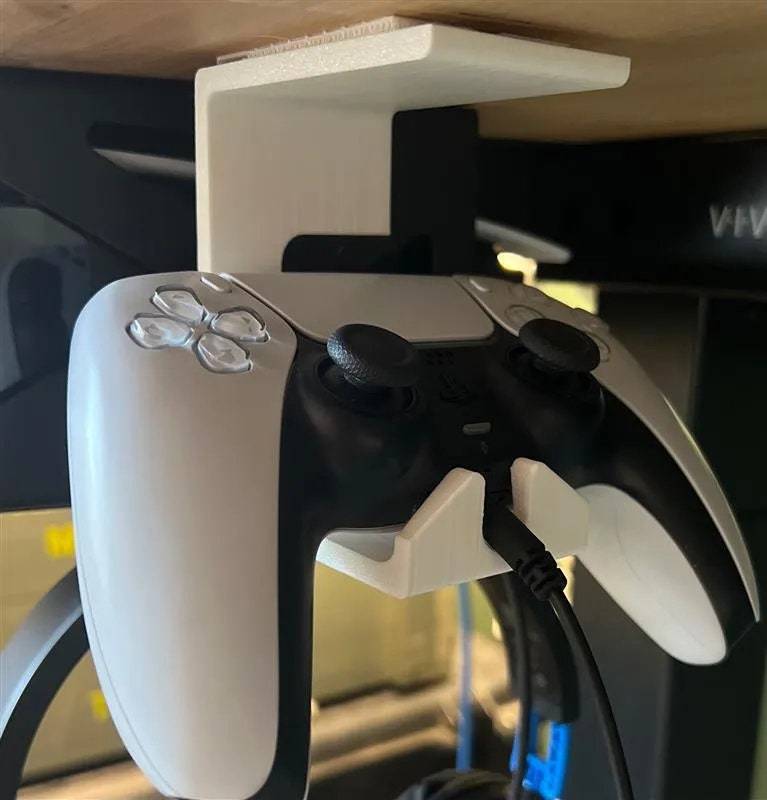 Sony PlayStation 5 PS5 Under Desk Controller Hanger DualSense Joypad