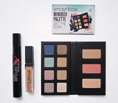 Smashbox Minibox Palette Set - Eye Shadows Highlighter Blush Bronzer Lip Mascara - $28.00