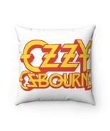 OZZY OSBOURNE white Spun Polyester Square Pillow  - $40.00+