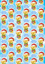 WINNIE THE POOH Personalised Christmas Gift Wrap - Disney Eeyore Wrapping Paper - $5.42