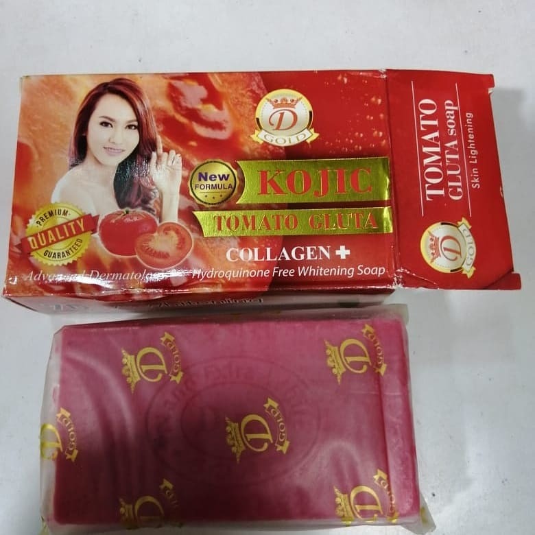 Kojic Tomato Gluta Collagen 7days Whitening Soap Body Soaps 7334