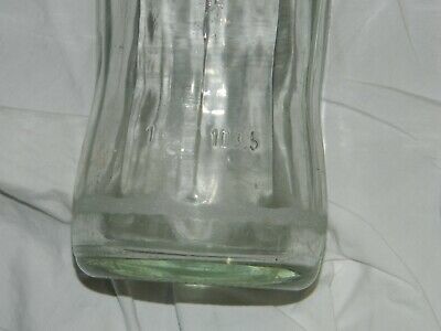 VTG. Coca Cola COKE & Sprite 1 Liter 33.8oz Glass Bottles Cap On