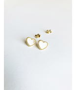 Mother of Pearl Darling Earrings in Gold - $35.00