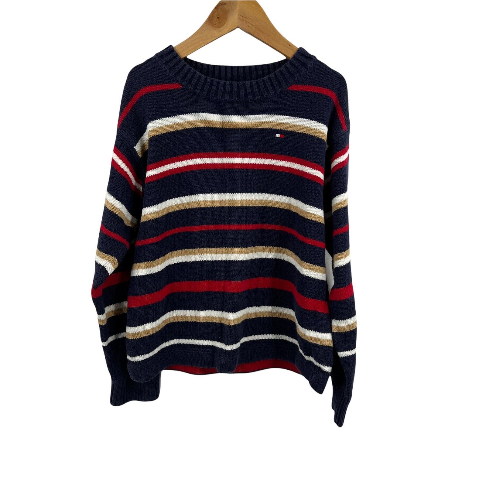 Tommy Hilfiger Striped Crew Neck Sweater Size 6 - $21.20