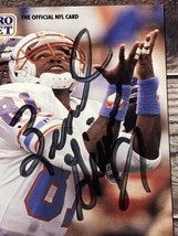 Ernest Givins Houston Oilers Signed 1991 Pro Set #164