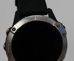 Garmin Fenix 6 Multisport GPS Watch Silver with Black Band  image 6