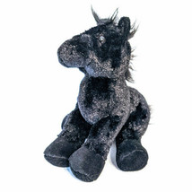 Webkinz GANZ Horse Black Stallion Plush Stuffed Animal HM145 8"  - $9.75
