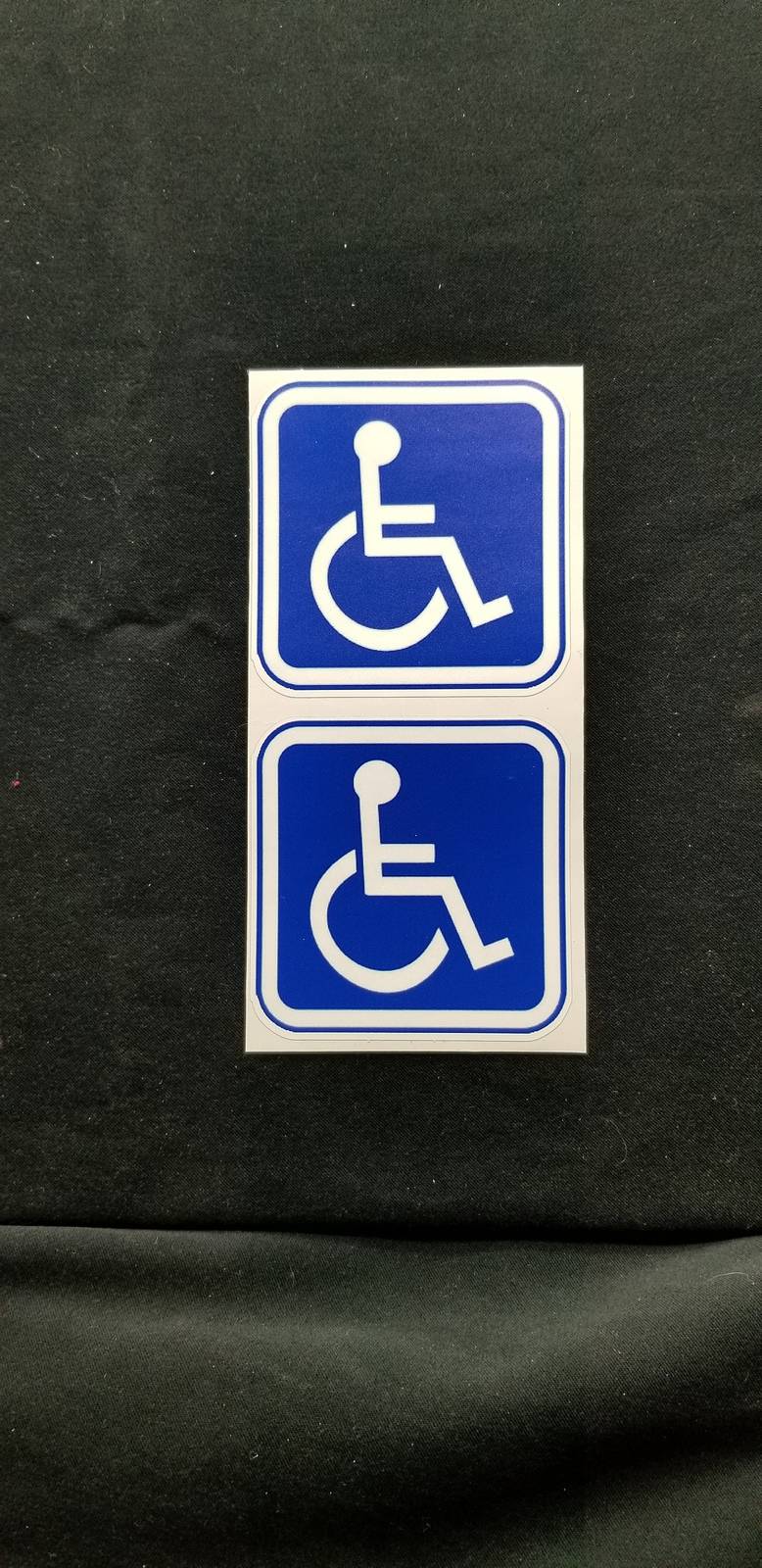 Wheelchair Sticker Parking Sign Disabled Decal Logo 3 Inch X 3 Inch Sy ...