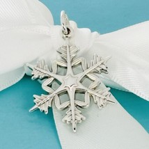 Tiffany &amp; Co Snowflake Charm or Pendant in Sterling Silver - $389.00