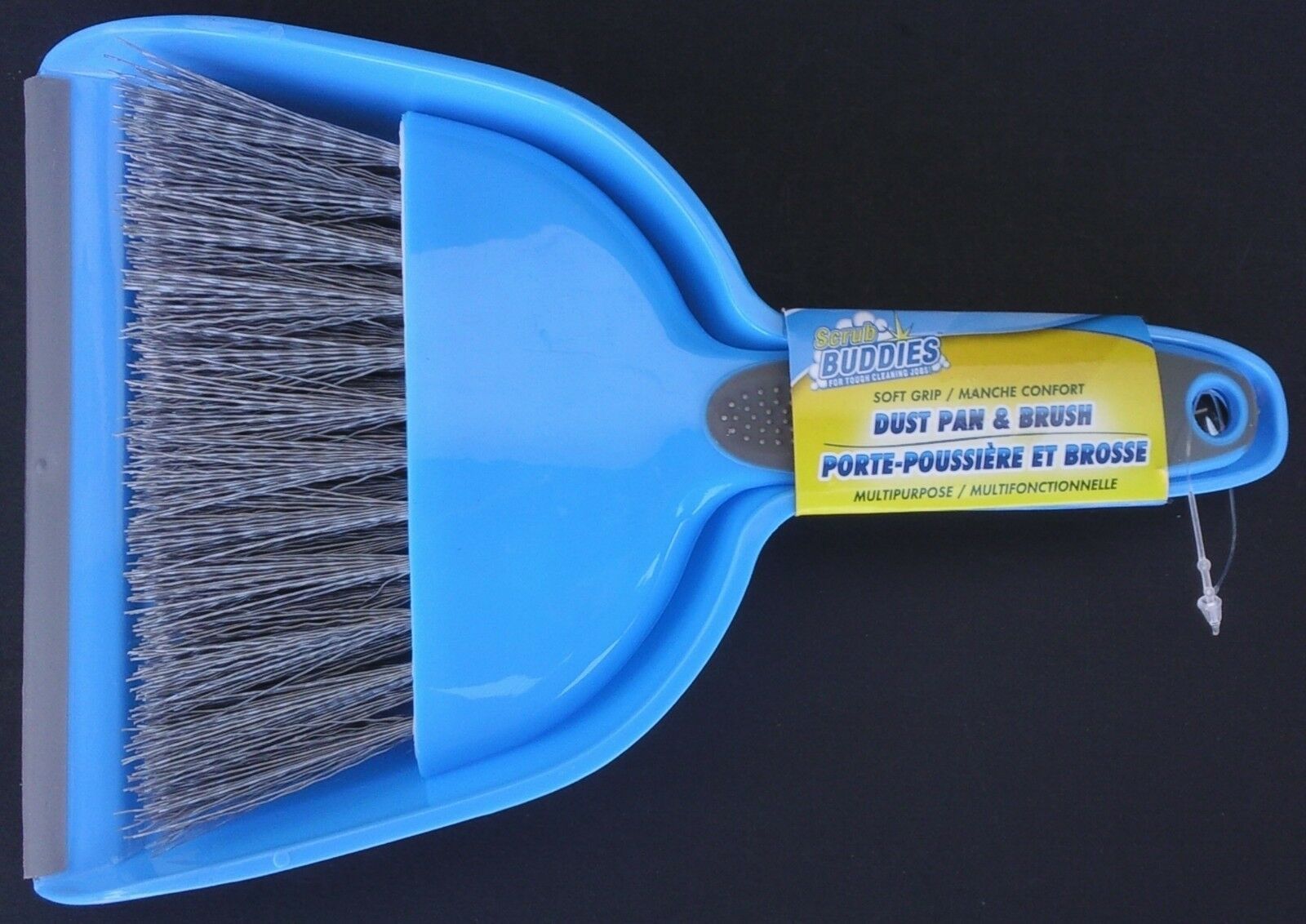 Cleaning Dust Pan & Brush by Scrub Buddies Whisk Broom Portable Set Sweep  New