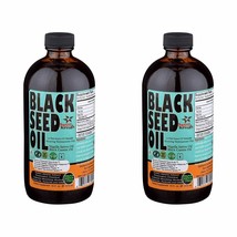2 X Organic Black seed oil 16 oz (100% Pure Cold-Pressed )GLASS BOTTLES - $50.44
