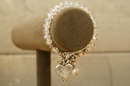 Costume Jewelry Chubby Chico Charm Bracelet Guardian Angel Crystal Beads - $14.84