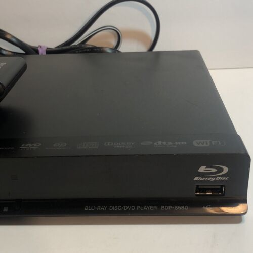 SONY BLU RAY DISC DVD PLAYER BDPS580 With Remote TV & Video