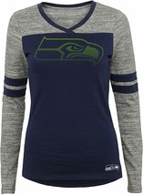 Outerstuff NFL Junior Girls  Long Sleeve Football Tee, Seattle Seahawks ... - $9.39