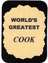 World's Greatest Cook 3" x 4" Love Note Professional Sayings Pocket Card, Greeti - $3.99