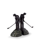 Paloma Collection AJ-R19G Cast Metal Golfer Bookends with Finish Patina  - $109.95