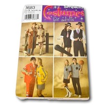 Simplicity 3683 Adult XS to XL Cowboy Gangster NASCAR Bowler Sew Pattern... - $15.78