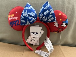 Euro Disney Disneyland Paris 30th Anniversary Sorcerer Mickey Ears Headband NEW