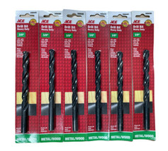 Ace 2000495 3/8" Heavy Duty Drill Bit For Metal/Wood Pack of 6 - $32.67