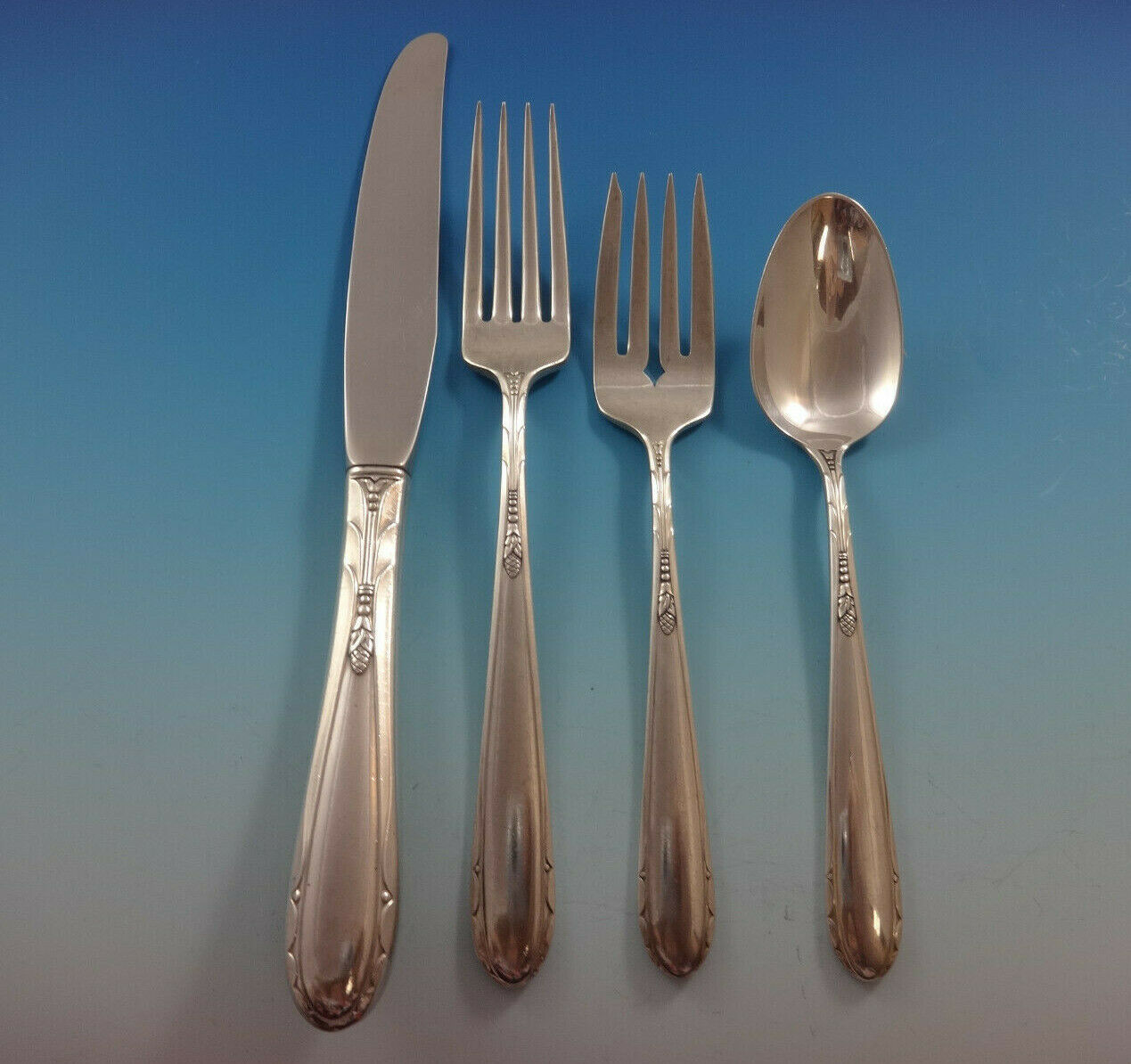 Primary image for Heiress by Oneida Sterling Silver Flatware Set For 8 Service 36 Pieces