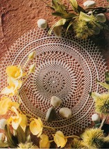 Advanced Celtic Magic Concentricity Zig & Zag Pale Crocus Doily Crochet Patterns - $9.99