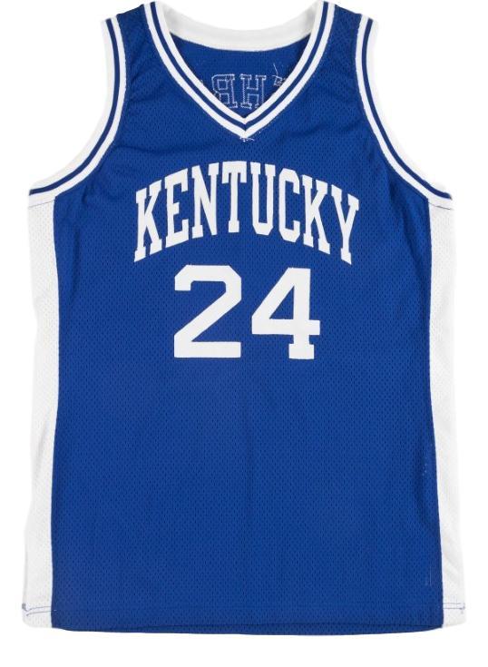 Jamal mashburn college basketball jersey blue   1