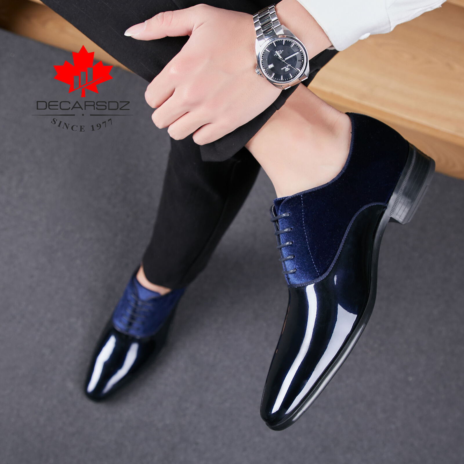 High Quality Men Dress Shoes Leather, DECARSDZ Men Shoes ,Fashion