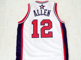Ray Allen #12 Team USA Men Basketball Jersey White Any Size image 2