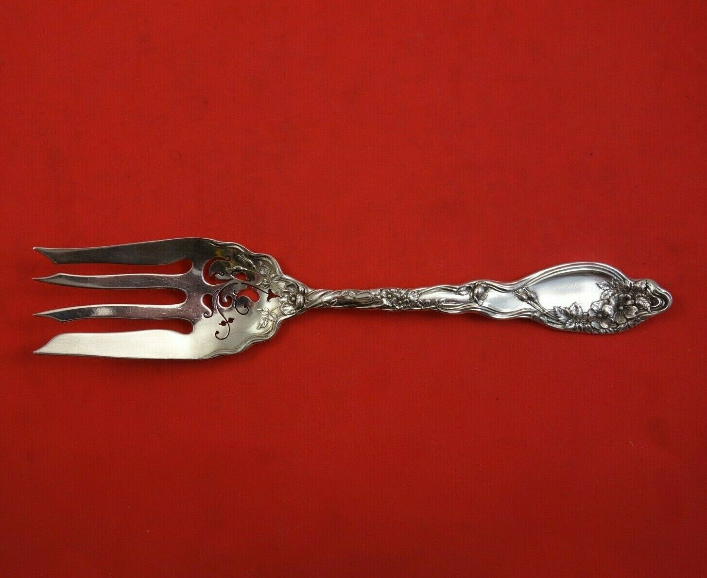 Primary image for Mille Fleurs by International Sterling Silver Cold Meat Fork Fancy Pcd 8 5/8"