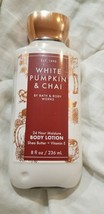 bath and body works White Pumpkin &amp; Chai Body Lotion 8 Oz New! - $18.00