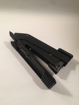 Vintage 60s Bostitch Model #B53 hammered black desk stapler image 2
