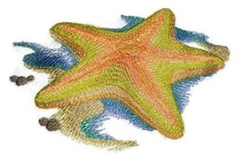 Nature's Bounty Beautiful Custom Fish Portraits[ Starfish Shore ] Embroidered Ir - $19.30