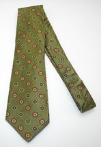 Tom James Royal Classic Silk Neck Tie - Gold w/Yellow Blue Orange White ... - $23.70